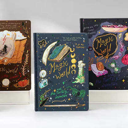 Libreta “Magic World”. 128 hojas con diseño 19x14cms.