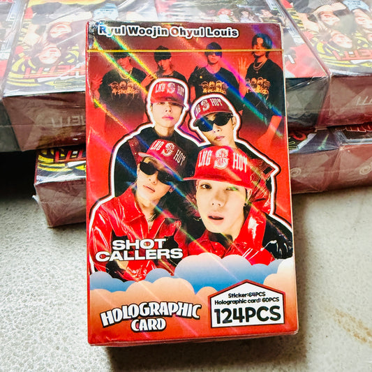 Set 124 PCS “LNGSHOT”. 64 Photocards + 60 Mini Stickers.