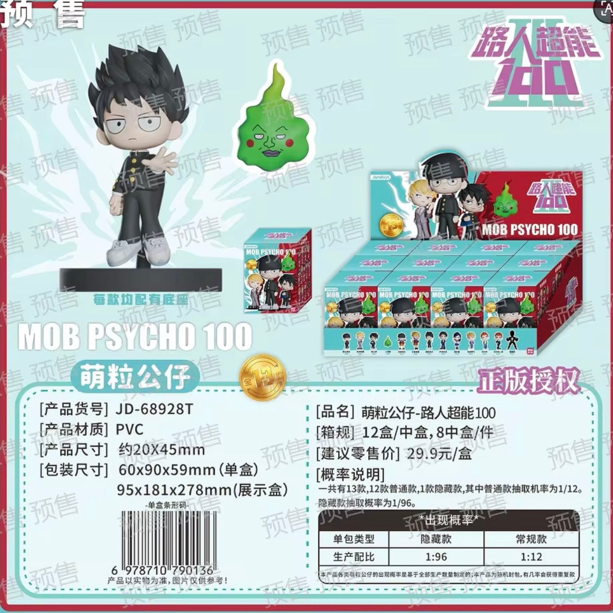 Blind Box Sorpresa “Mob Psycho 100”