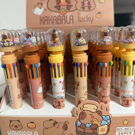 Lápiz 10 colores “Capybara”