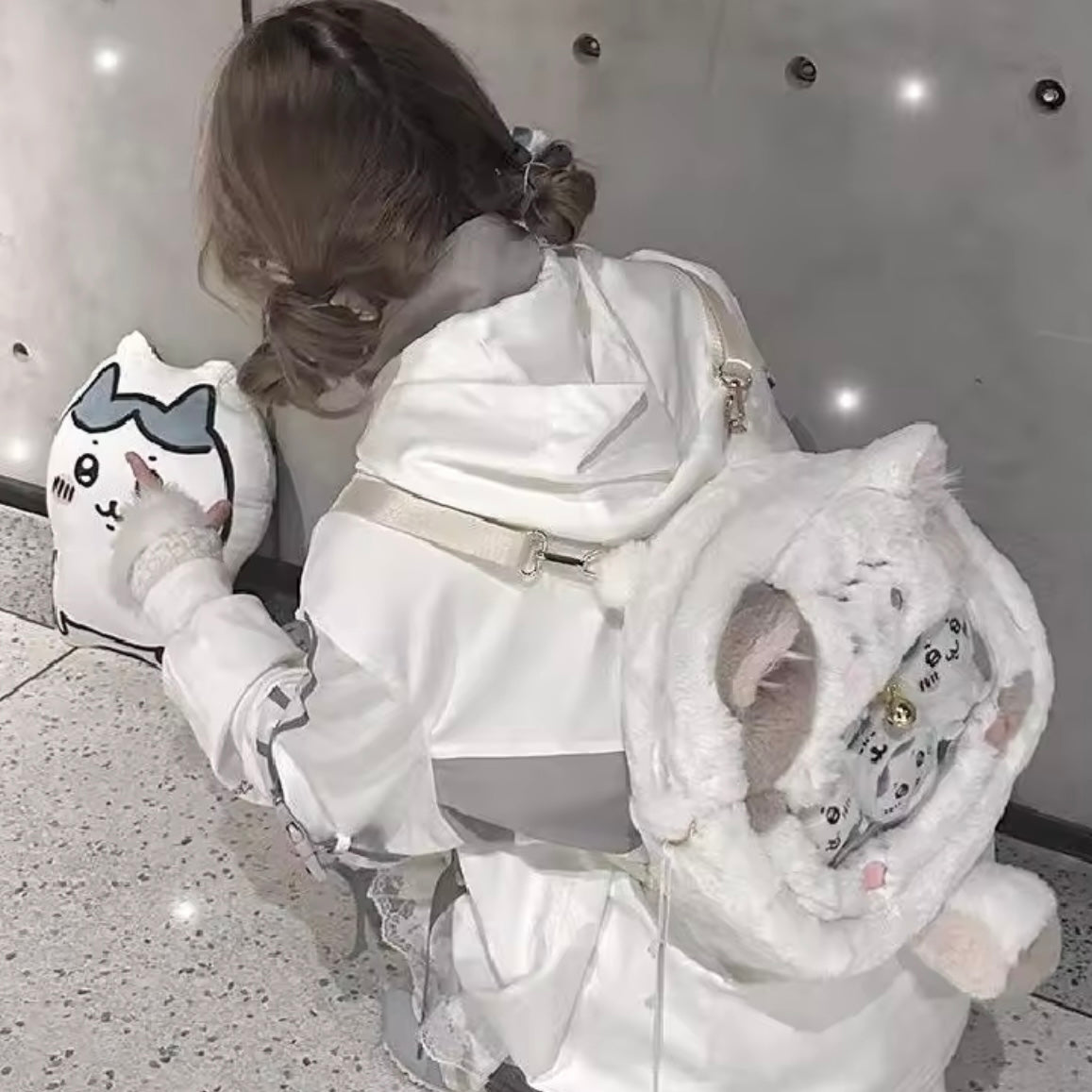 Mochila-Bolso “Gatito”. 36cms