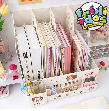 Organizador de Libros Multiespacios + Lámina de stickers