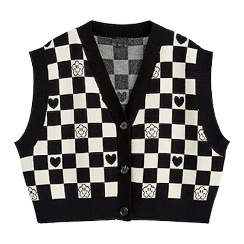 Sweater sin Manga “Cuadritos”