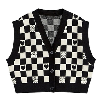 Sweater sin Manga “Cuadritos”