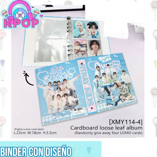 Binder Tapa Dura “Straykids”. 23x18cms