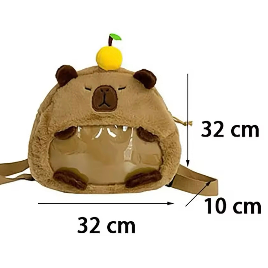 Mochila-Bolso “Capybara”. 32x32x10Cms