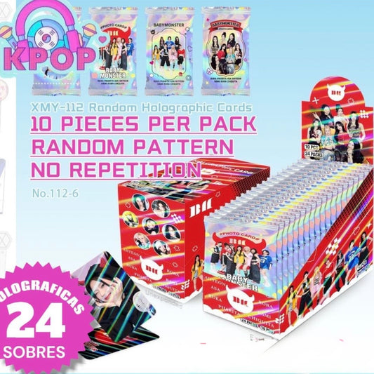 Set 10 Photocards Holograficas Sorpresa “BabyMonster”