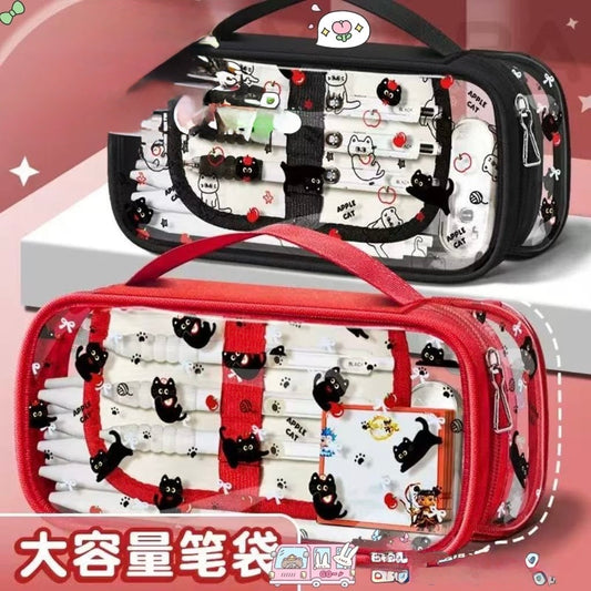 Estuche Transparente “Gatitos”