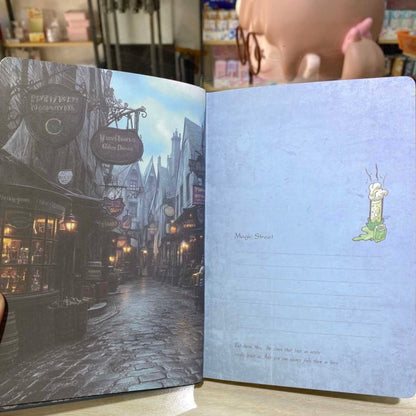Libreta “Magic World”. 128 hojas con diseño 19x14cms.