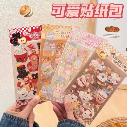 Set 4 Láminas de Stickers