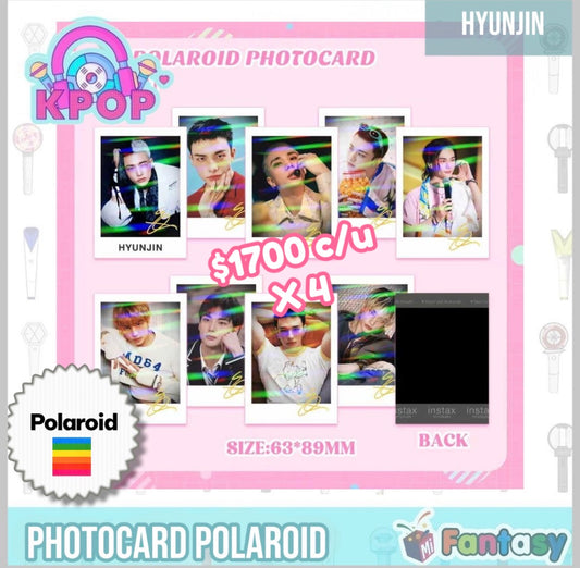 Set 9 Photocards estilo Polaroid “Hyunjin Straykids”