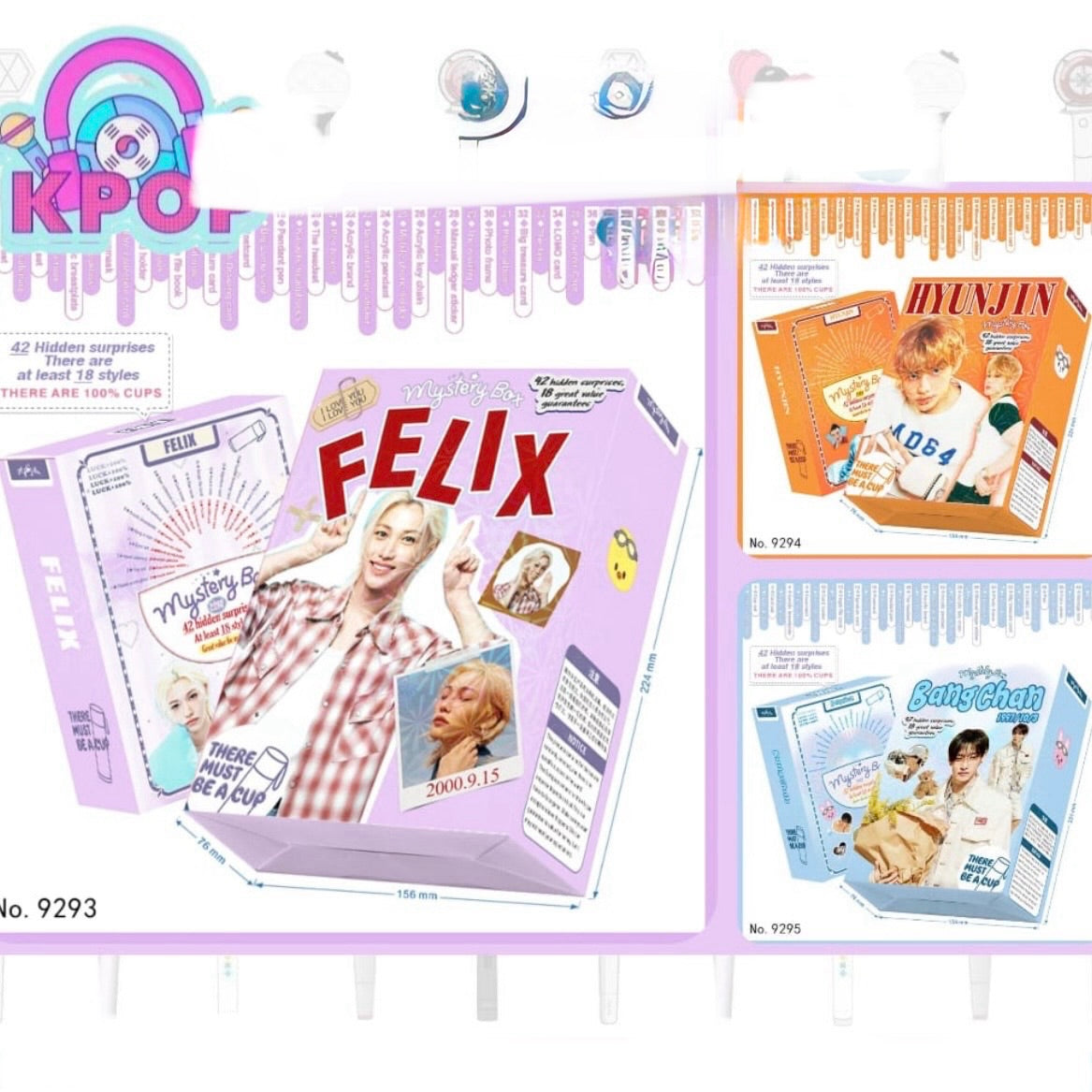 Caja Sorpresa “Straykids Solistas”. Incluye Botella