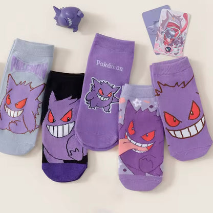 Calcetín “Gengar Pokémon”. Talla Standard 35-41