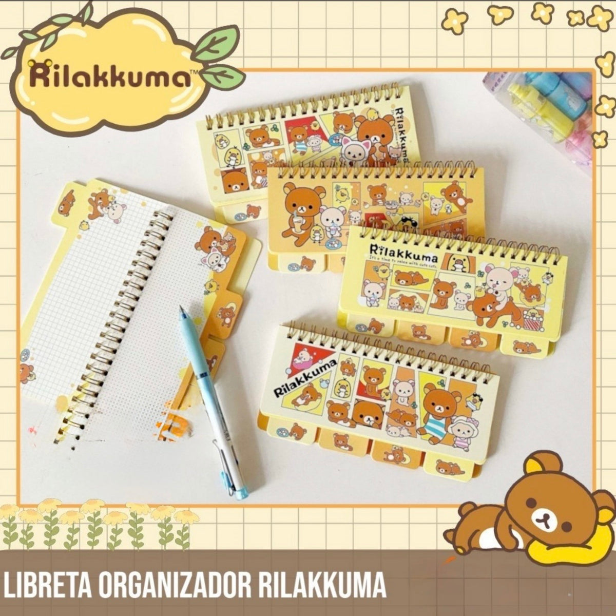 Libreta Organizadora “Rilakkuma”