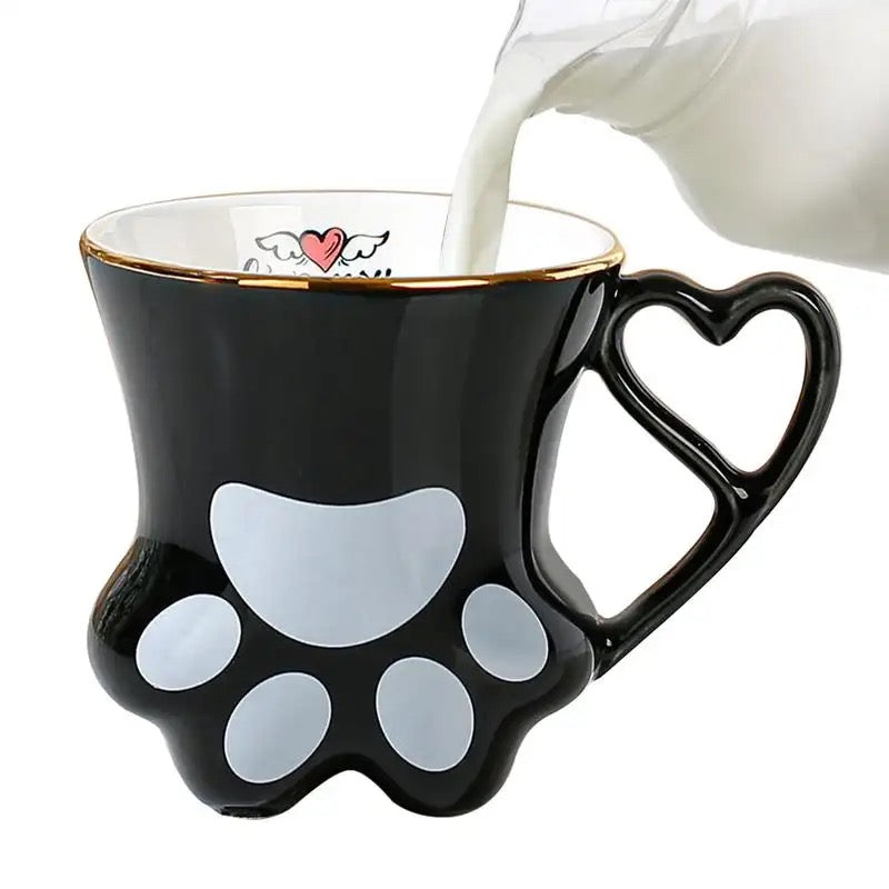 Taza “Patita de Gato”, 350ml. Material Cerámica