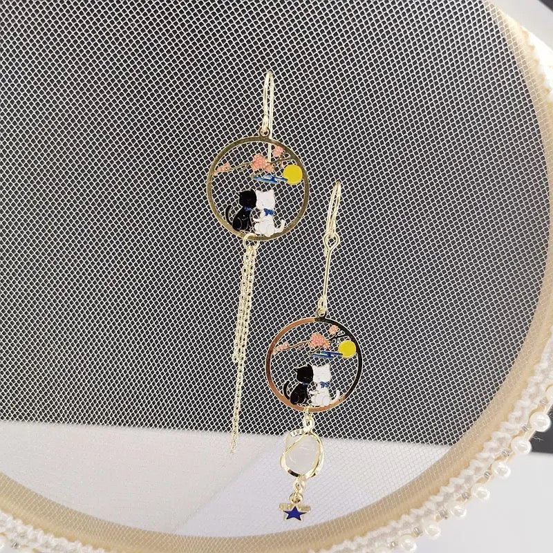 Aros “Pareja Gatitos”