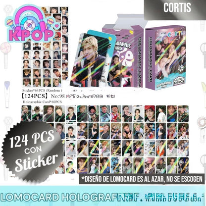 Set 124 PCS “Cortis”. 64 Photocards + 60 Mini Stickers.