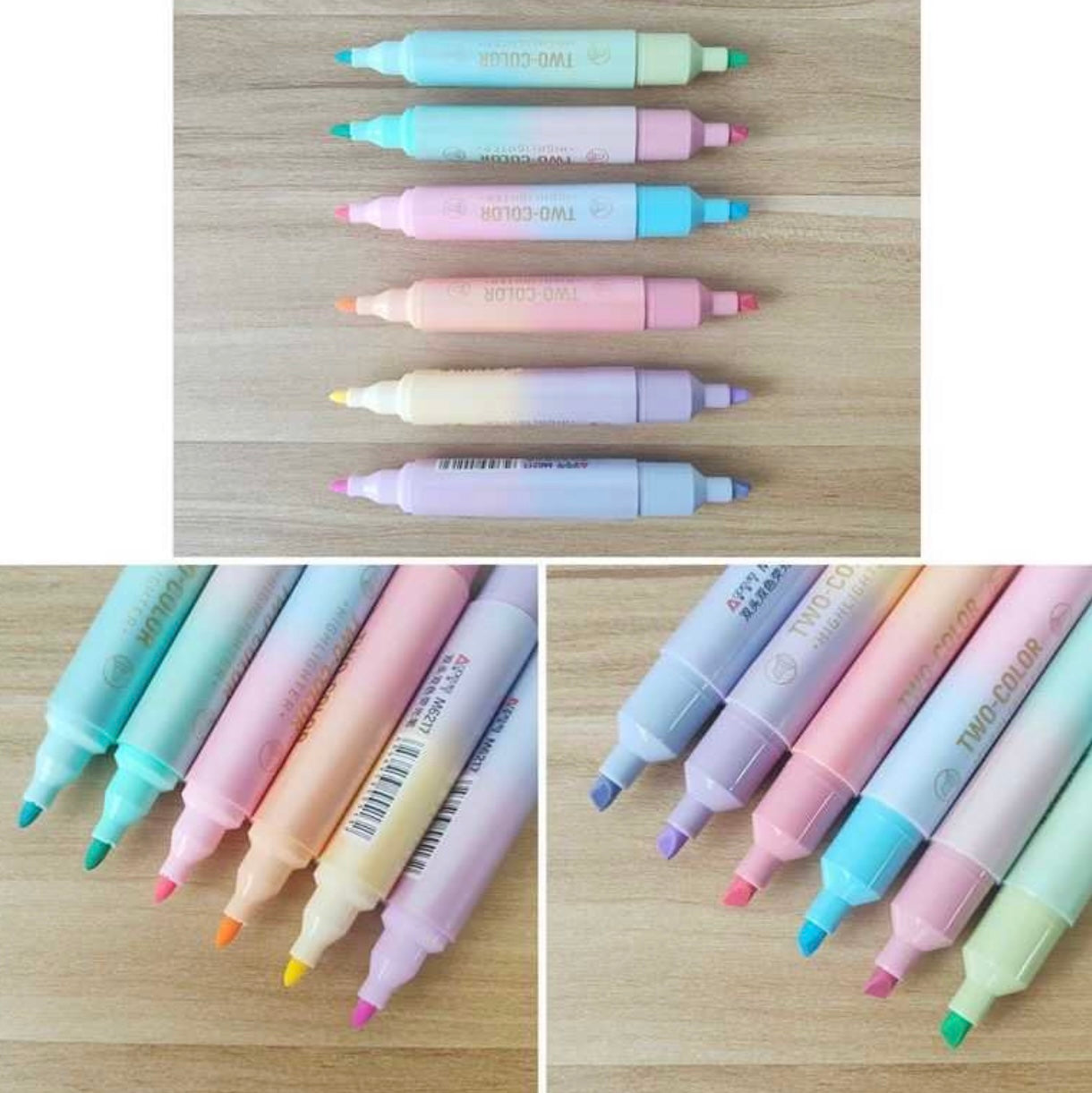 Set 6 Destacadores Dobles