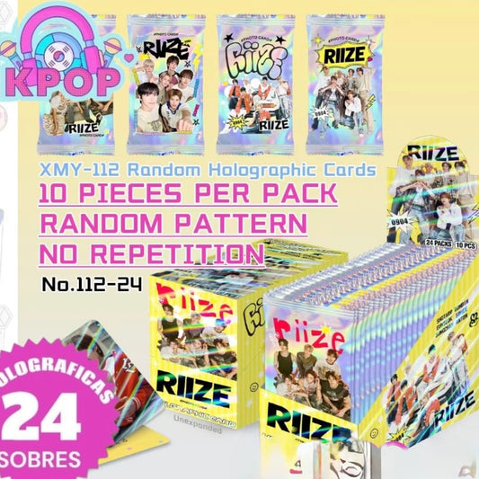 Set 10 Photocards Holograficas Sorpresa “RIIZE”