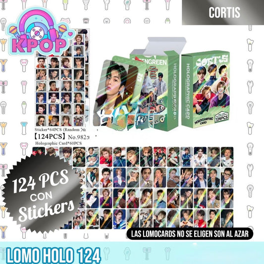 Set 124 PCS “Cortis”. 64 Photocards + 60 Mini Stickers.