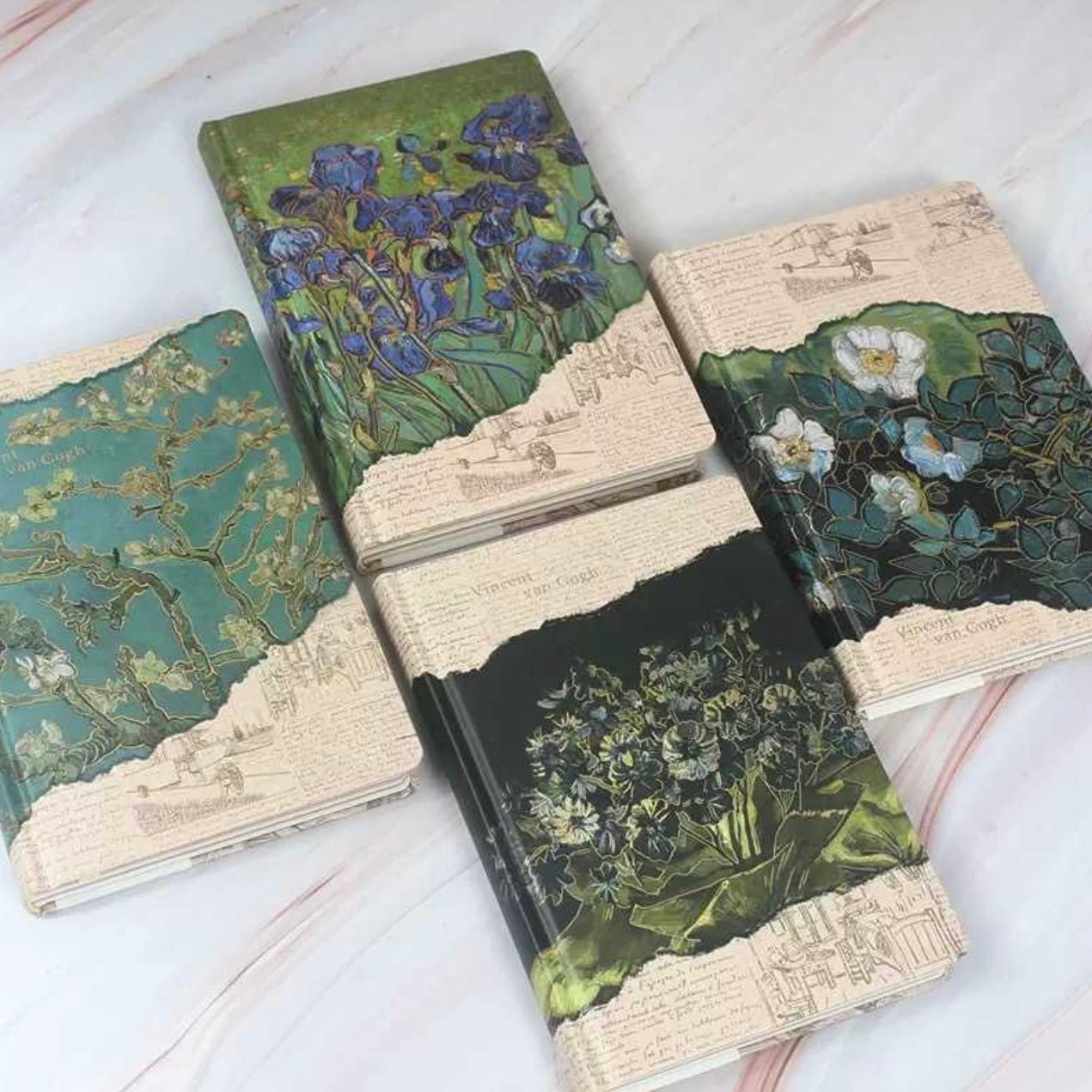 Libreta “Vincent Van Gogh”. Hojas con diseño. 128U, 19x13cms