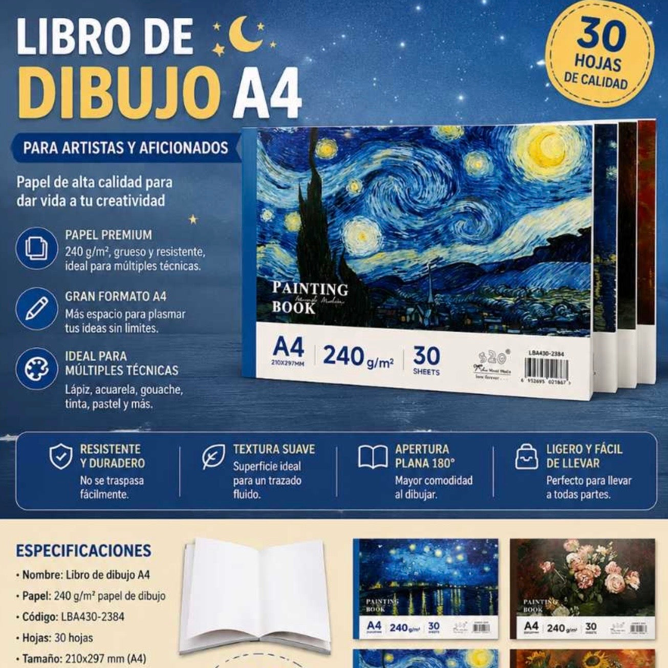 Croquera “Van Gogh”