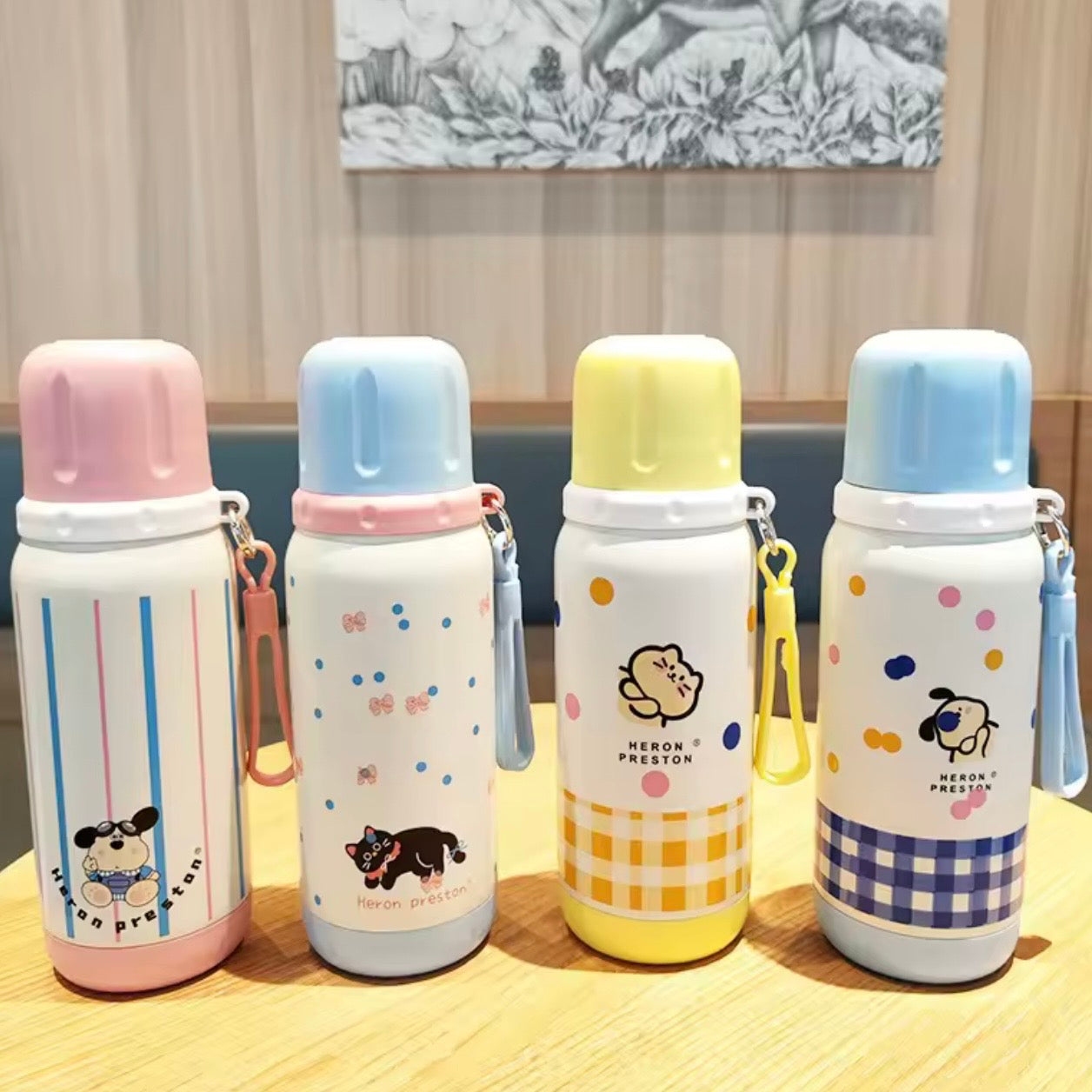 Termo con Boquilla “Animalitos”. 500ml