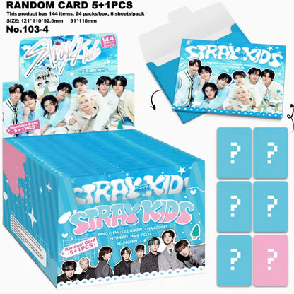 Set 6 Photocards Sorpresas (1 de PVC) “Straykids”.