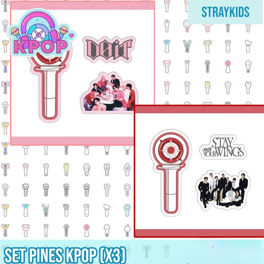 Set 3 Pins “Straykids”
