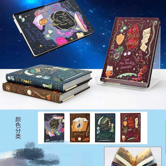 Libreta “Magic World”. 128 hojas con diseño 19x14cms.