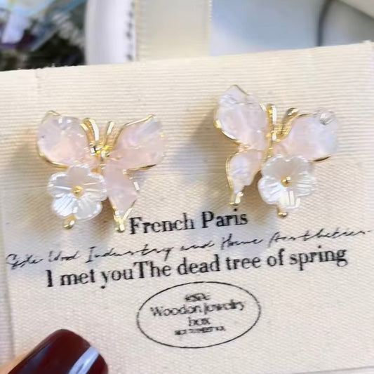 Aros “Mariposas Flor”