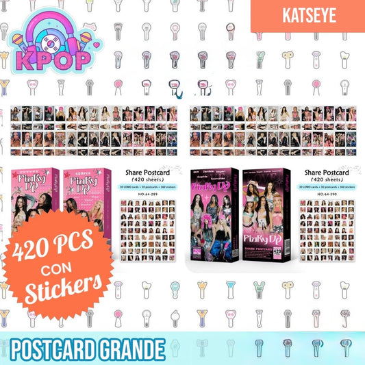 Set 420 PCS “Katseye”. 30 Photocards + 30 LomoCards + 360 Stickers