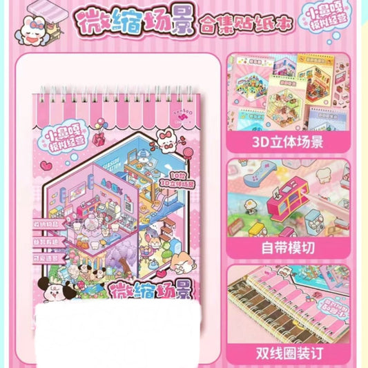 Libreta de Stickers para armar Casitas