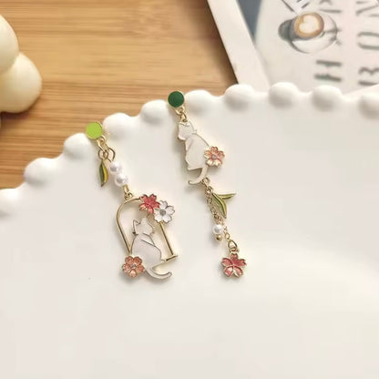 Aros “Gatitos Mirando por la ventana”