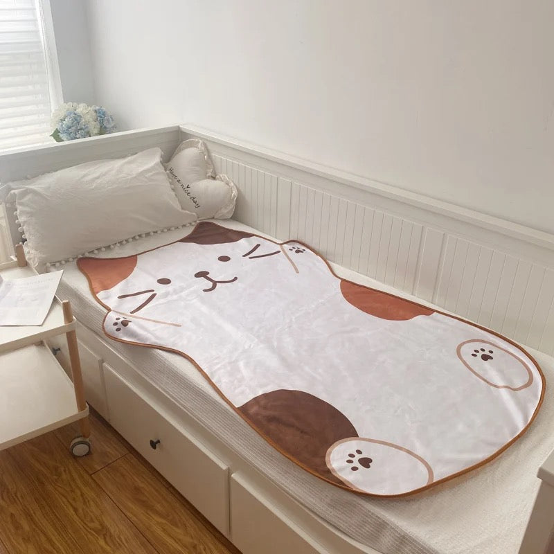 Frazada “Gatito”. 150x88Cms. Material Franela Plush.
