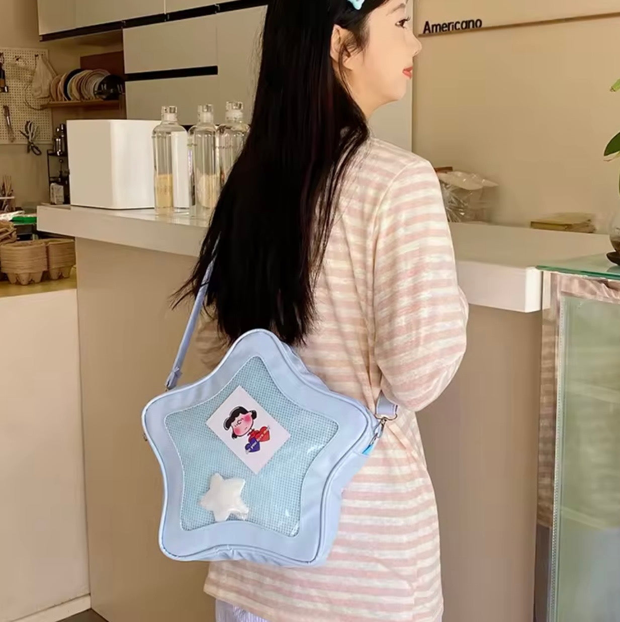 Cartera “Estrella Itabag”. 27x8x30cms