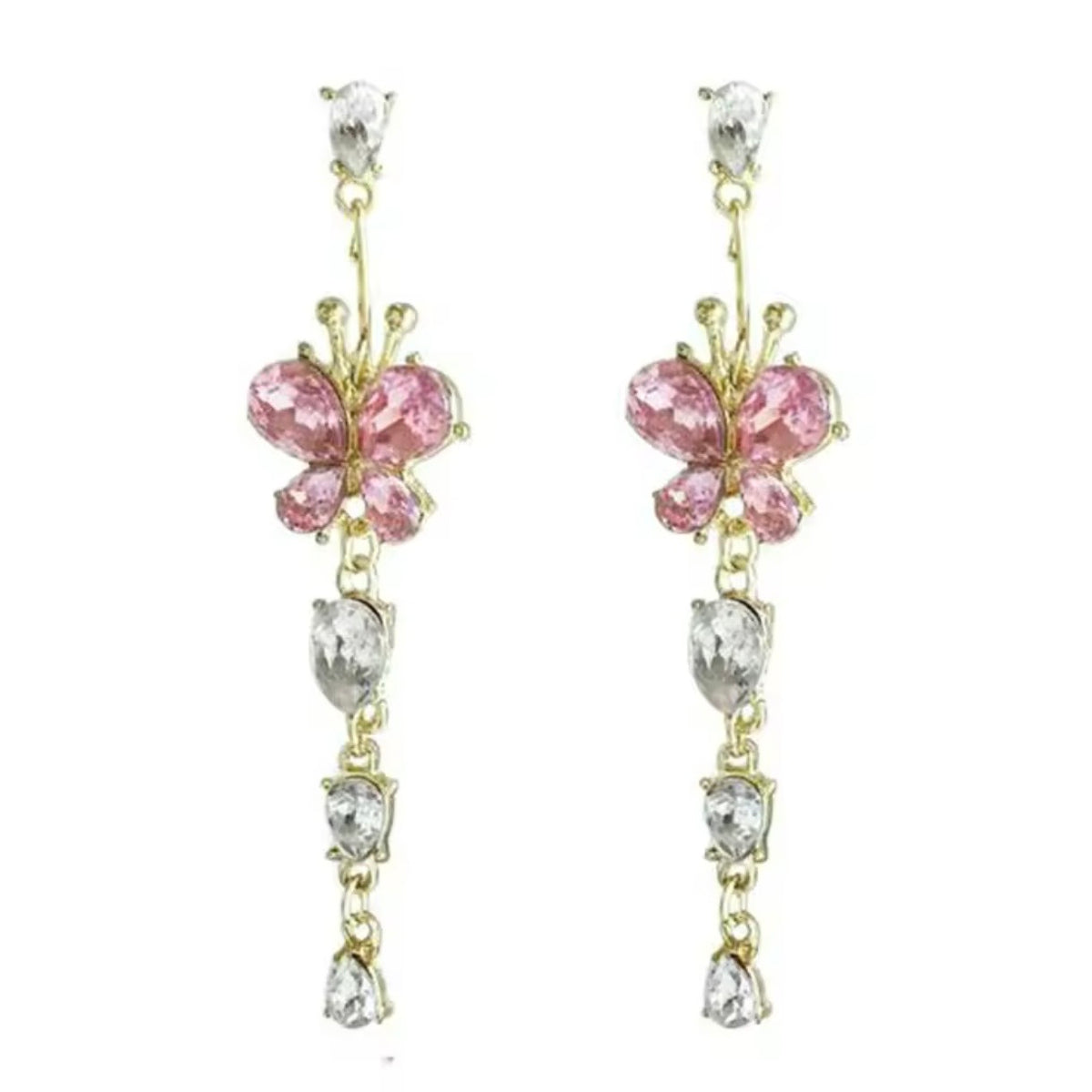 Aros “Mariposa Perlas”