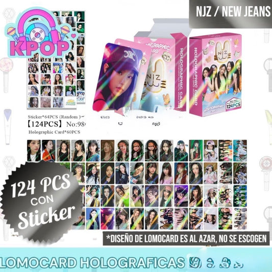 Set 124 PCS “NJZ New Jeans”. 64 Photocards + 60 Mini Stickers.
