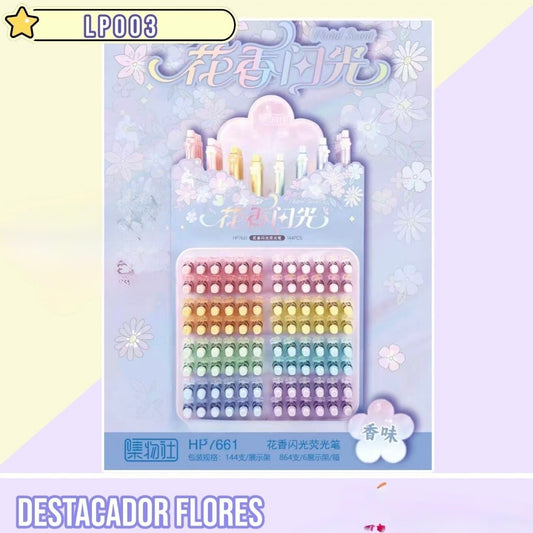 Destacador con Brillo “Flor”