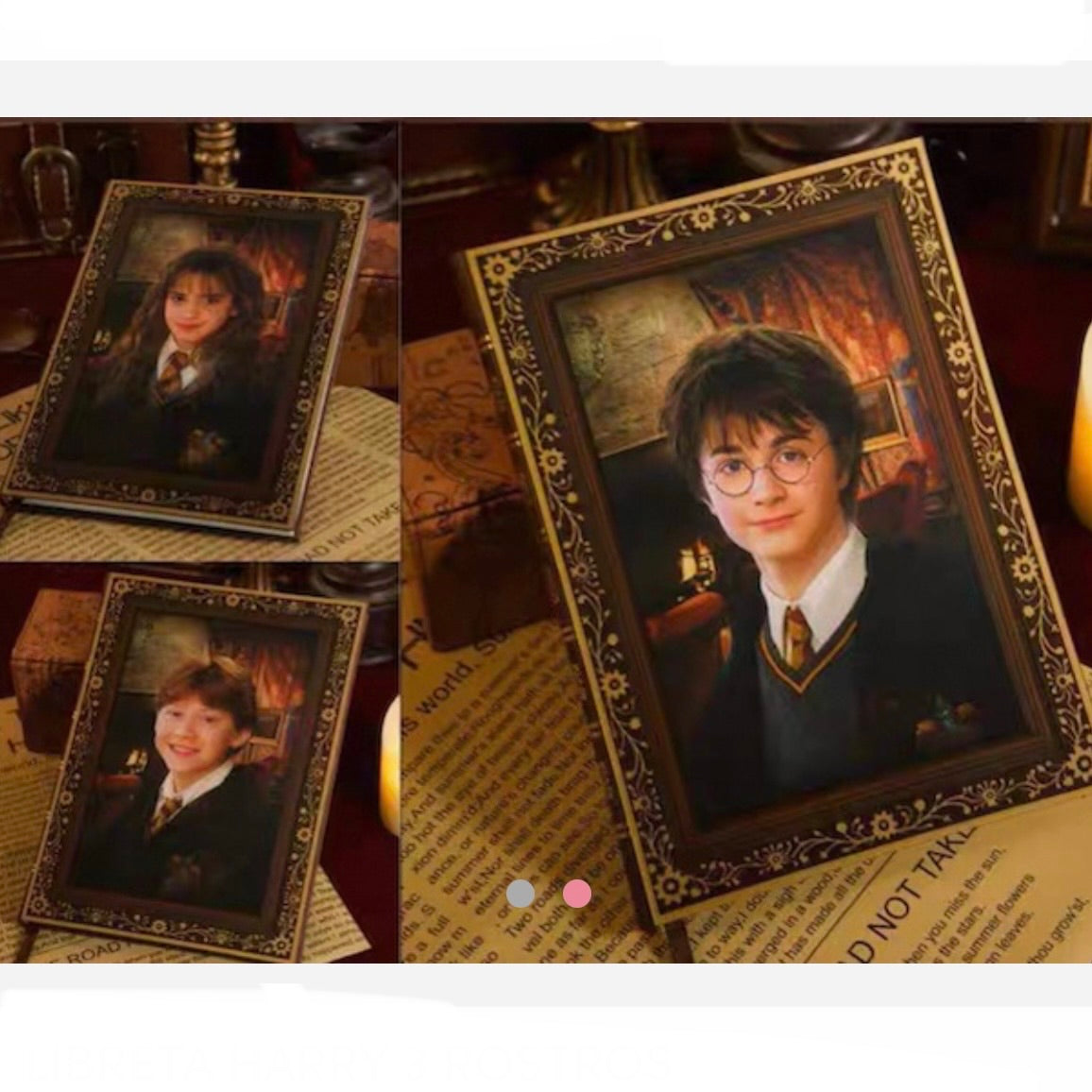 Libreta Lenticular 3 Caras “Harry Potter”