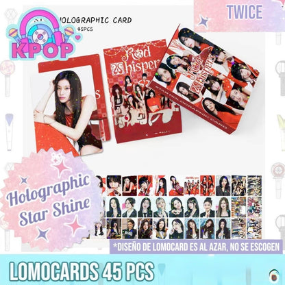 Set 45 Photocards Holographic Shine “Twice”.