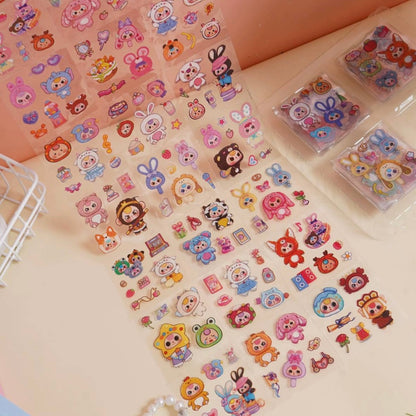 Set 96 Láminas de Stickers “Baby Three”