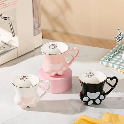 Taza “Patita de Gato”, 350ml. Material Cerámica