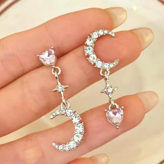 Aros “Luna Corazón”