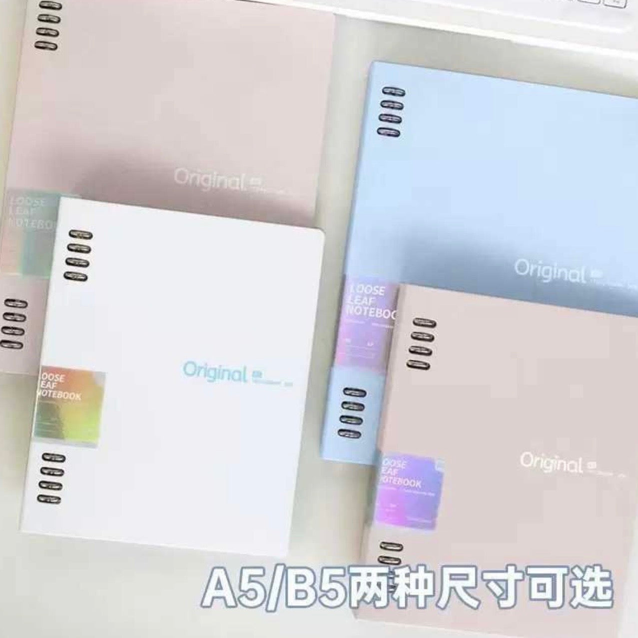 Cuaderno Binder Tamaño A5.