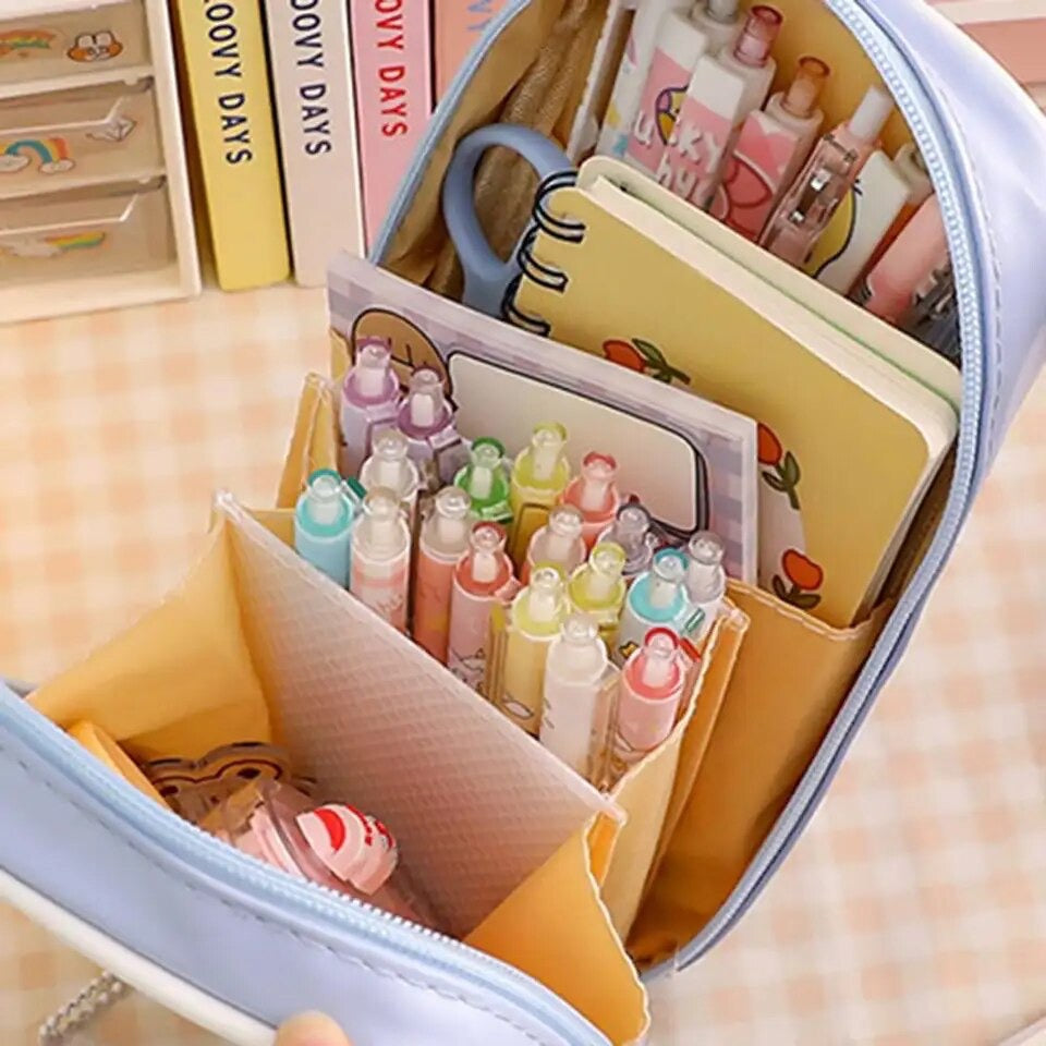 Estuche Multi-Bolsillos, 22x12x6cms