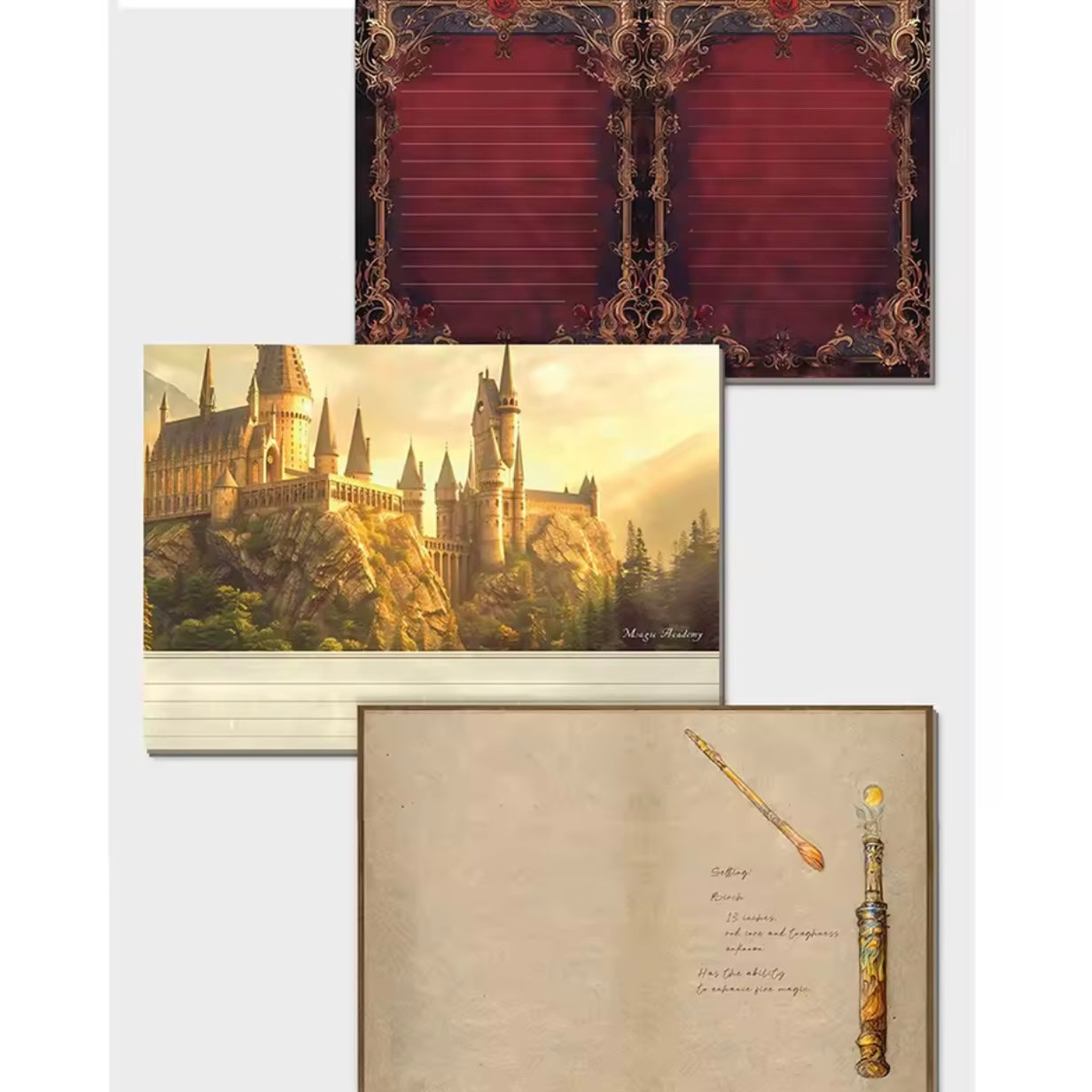 Libreta “Magic World”. 128 hojas con diseño 19x14cms.