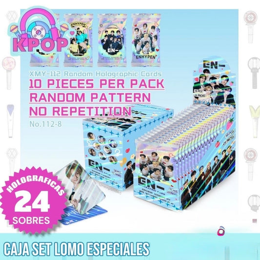 Set 10 Photocards Holograficas Sorpresa “Enhypen”