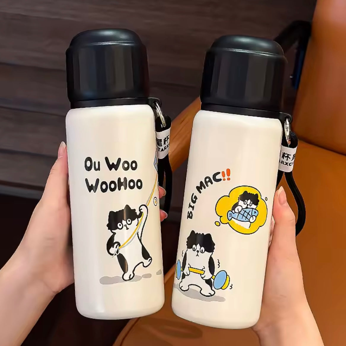 Termo con Boquilla “Gatito”. 550ml