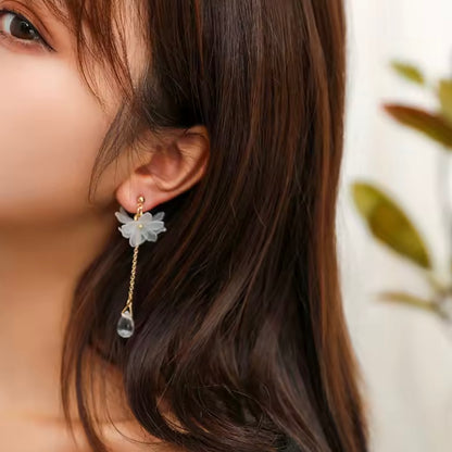 Aros “Flor Blanca”